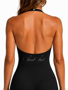 Jumpsuit,Black,Athletic,Romper,Activewear